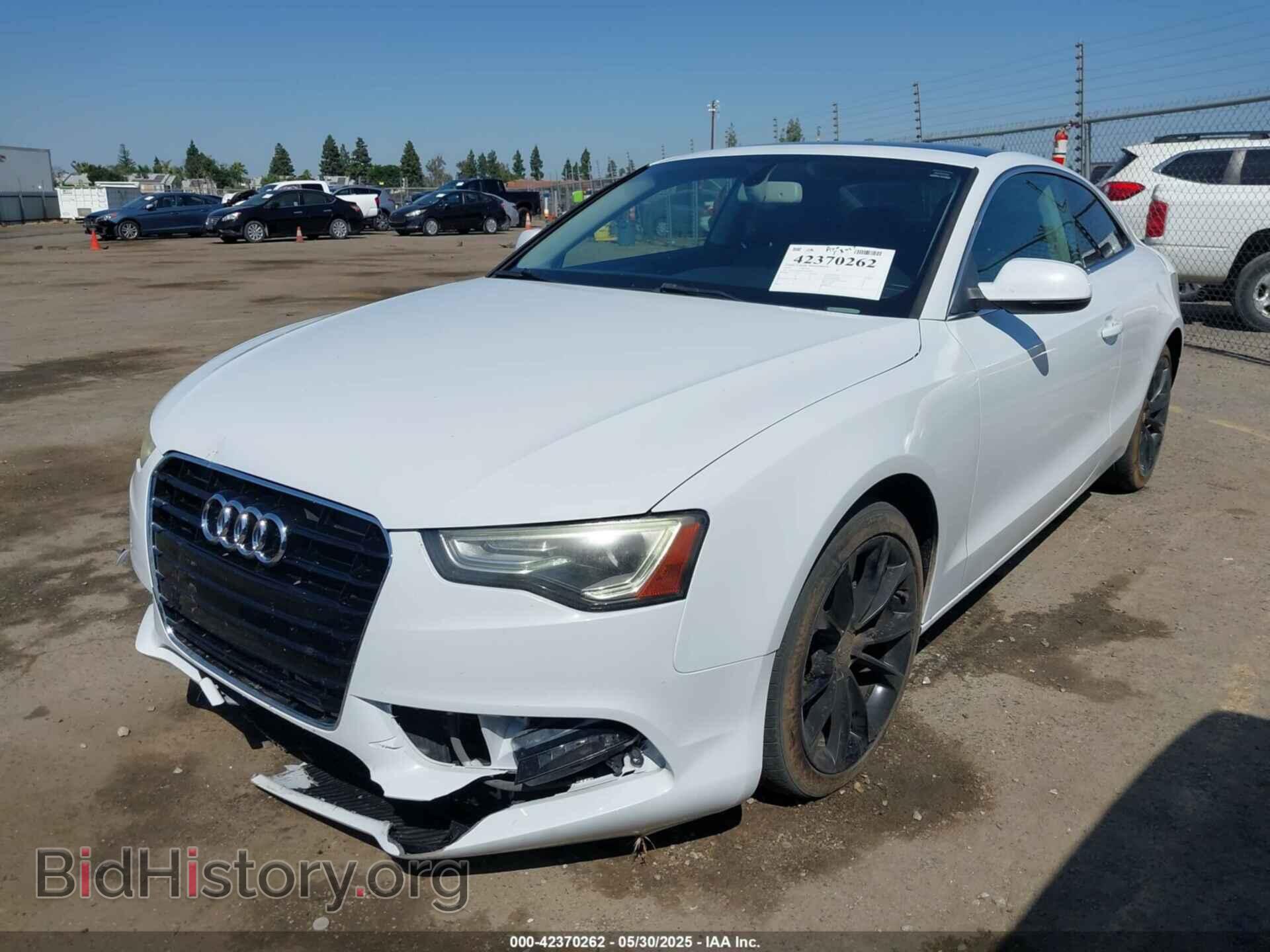 2014 AUDI A5 - VIN: WAULFAFR0EA039337 - Фото 2