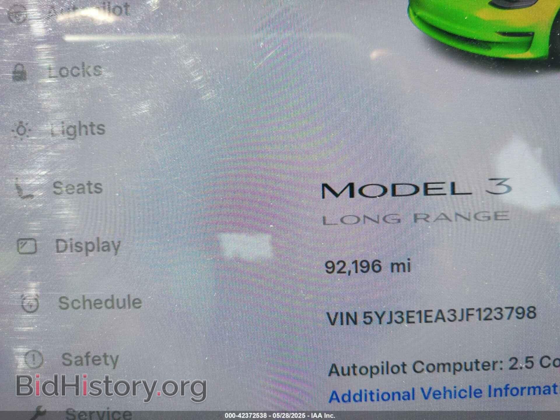 2018 TESLA MODEL 3 - VIN: 5YJ3E1EA3JF123798 - Photo 16
