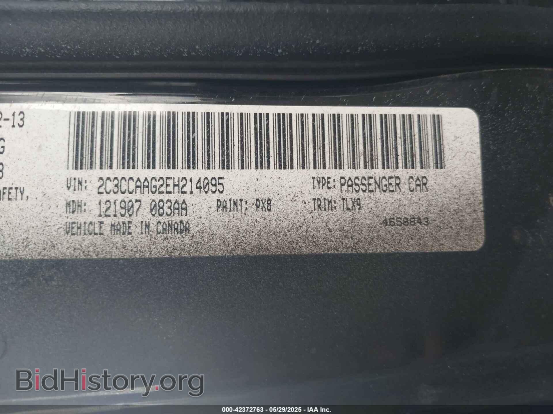 2014 CHRYSLER 300 - VIN: 2C3CCAAG2EH214095 - Photo 9