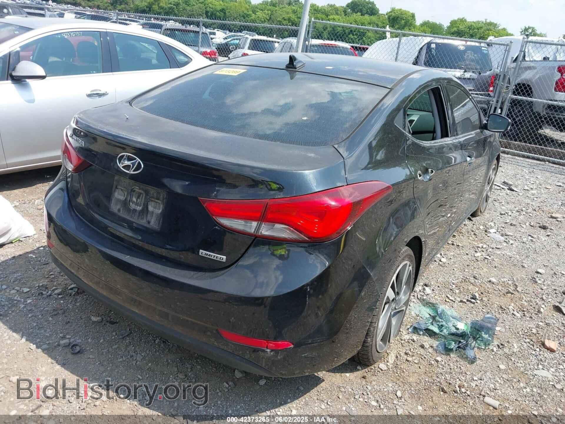 2014 HYUNDAI ELANTRA - VIN: KMHDH4AEXEU165027 - Фото 4