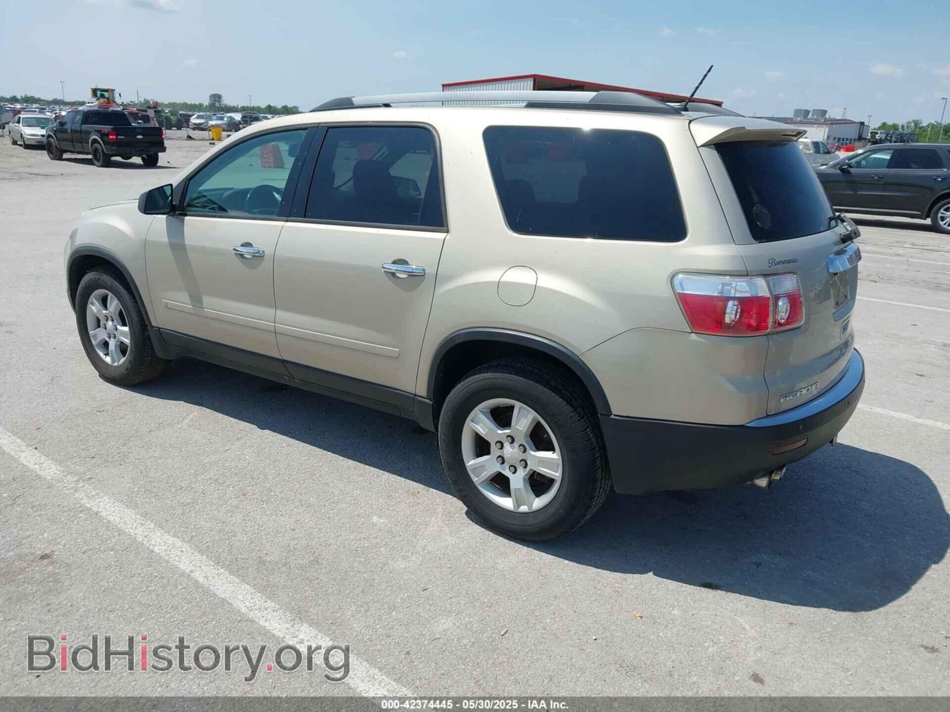 2010 GMC ACADIA - VIN: 1GKLRLED2AJ133018 - Фото 3