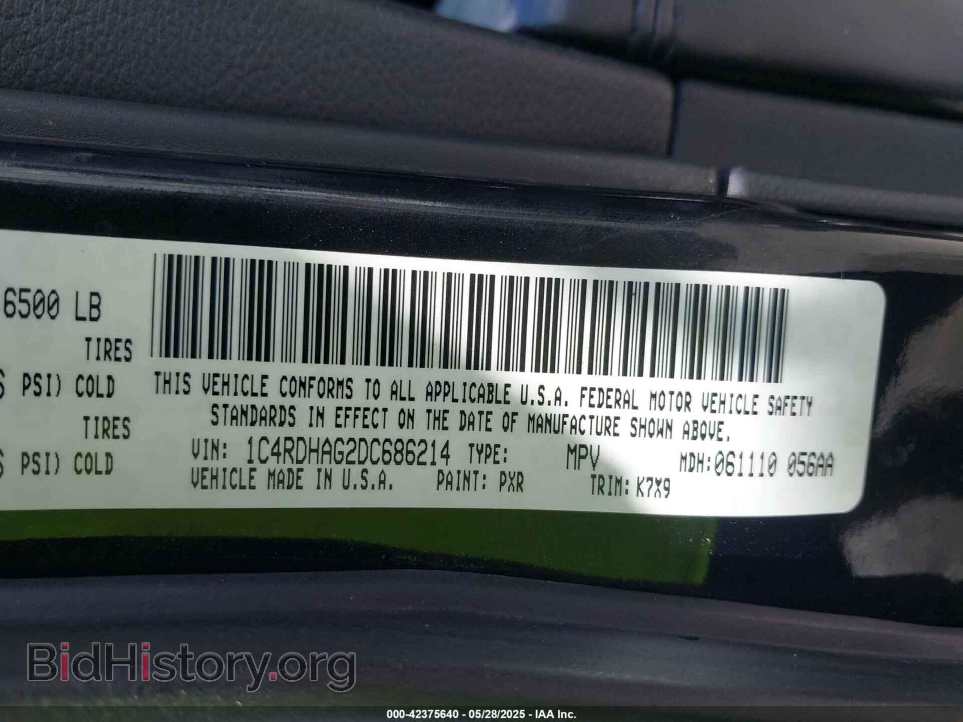 2013 DODGE DURANGO - VIN: 1C4RDHAG2DC686214 - Photo 9