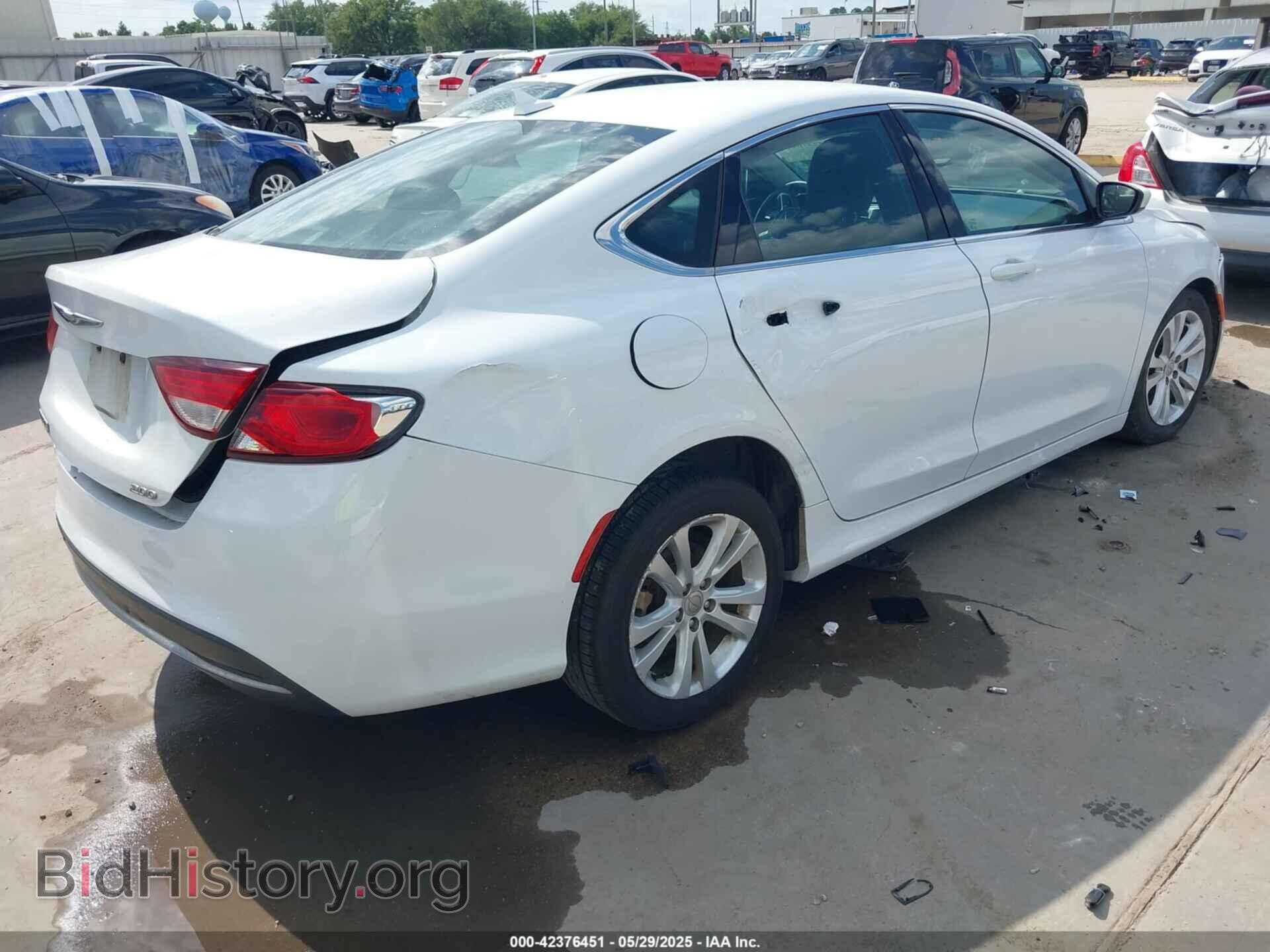 2016 CHRYSLER 200 - VIN: 1C3CCCAB8GN178200 - Фото 4