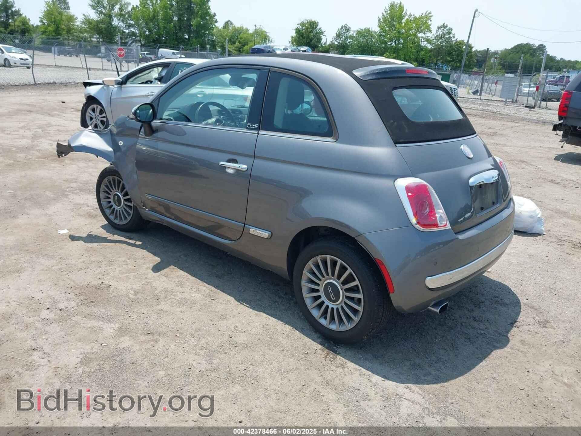 2012 FIAT 500C - VIN: 3C3CFFER8CT384398 - Фото 3