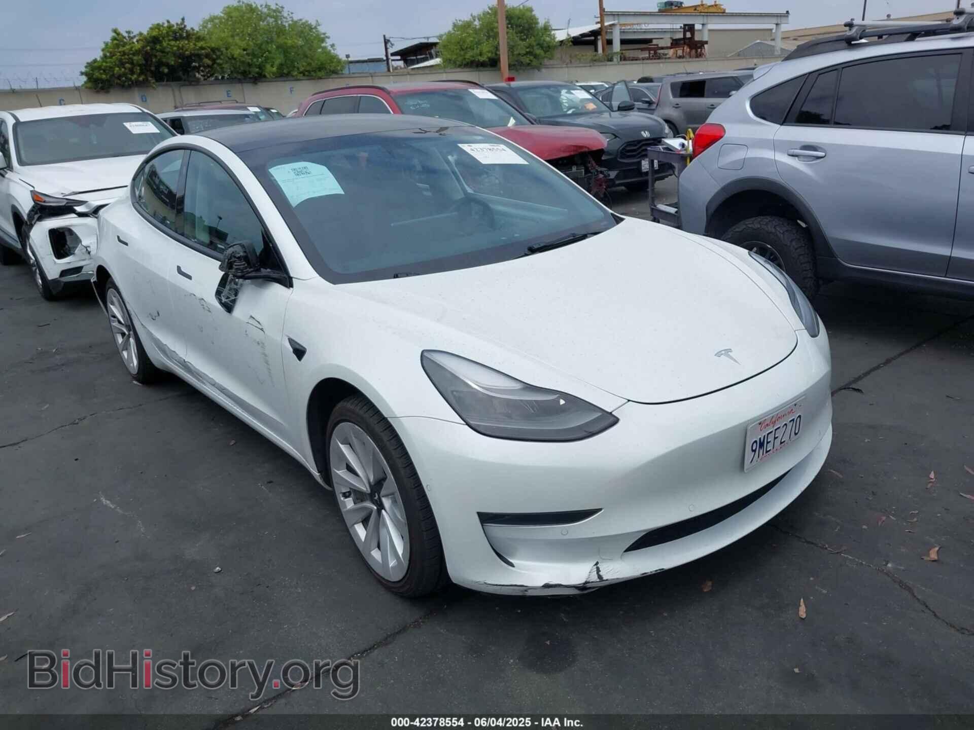 Фотография 5YJ3E1EA3NF142759 - TESLA MODEL 3 2022