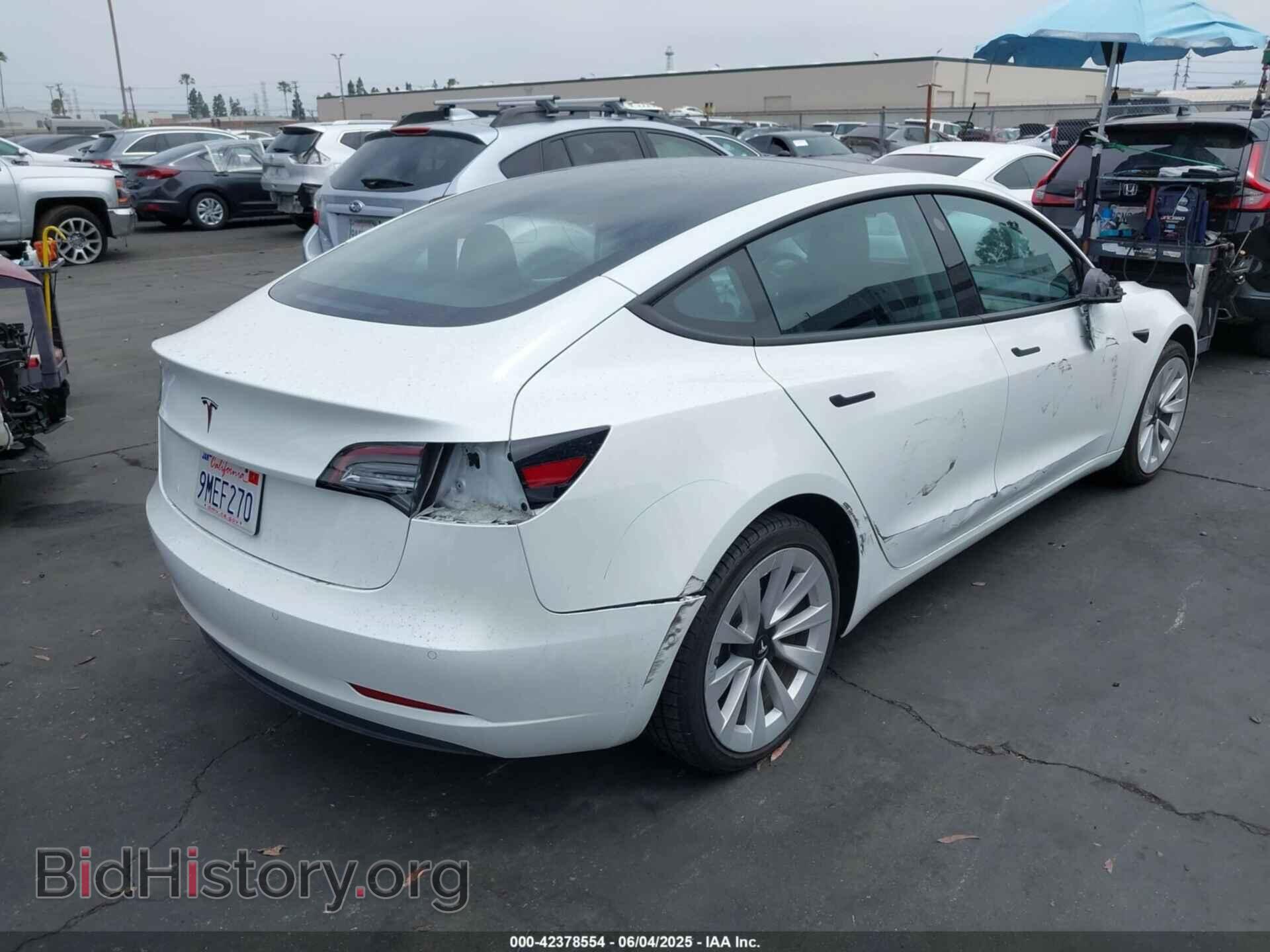2022 TESLA MODEL 3 - VIN: 5YJ3E1EA3NF142759 - Фото 4