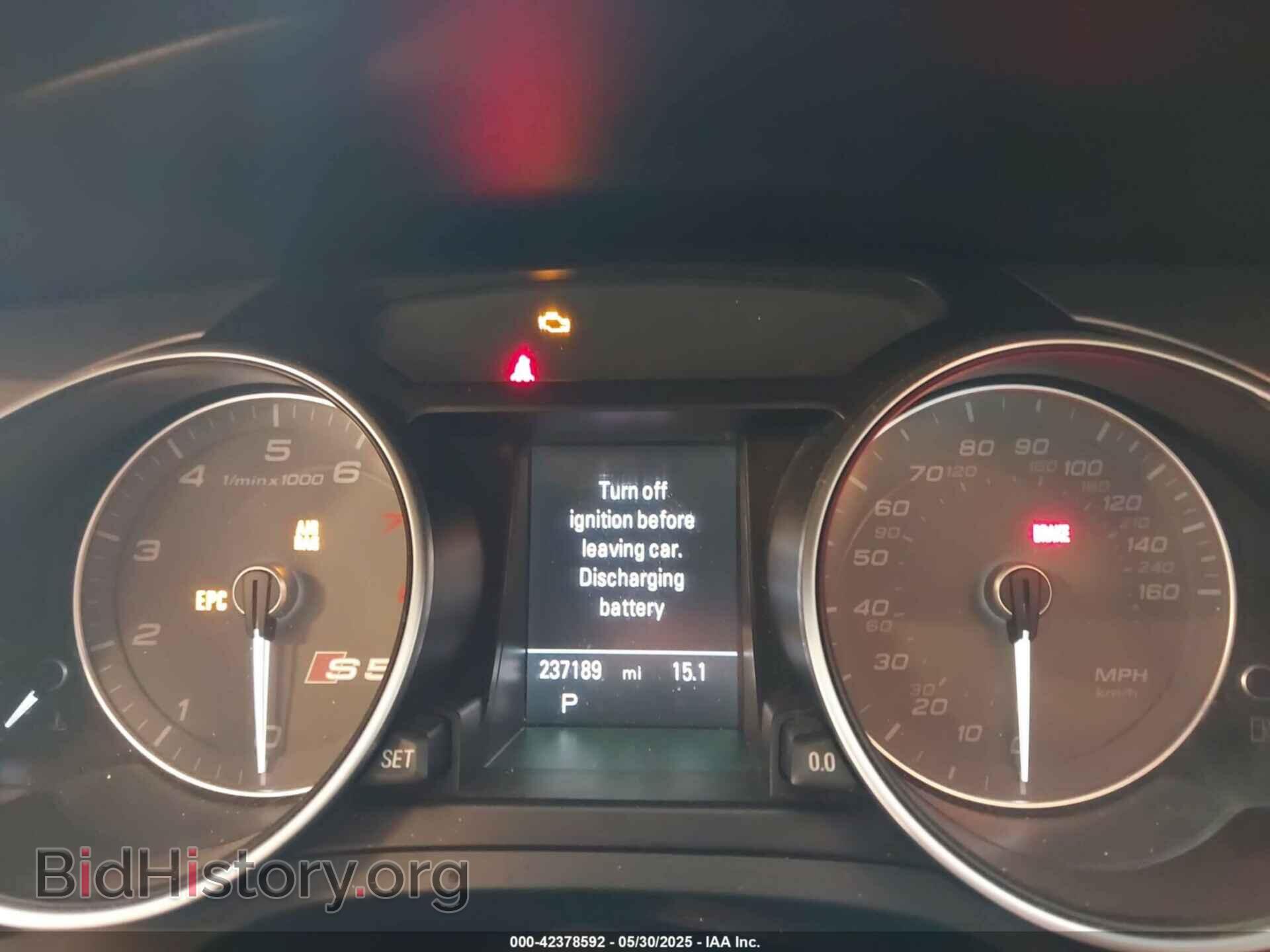 2013 AUDI S5 - VIN: WAUCGAFR3DA035018 - Фото 7