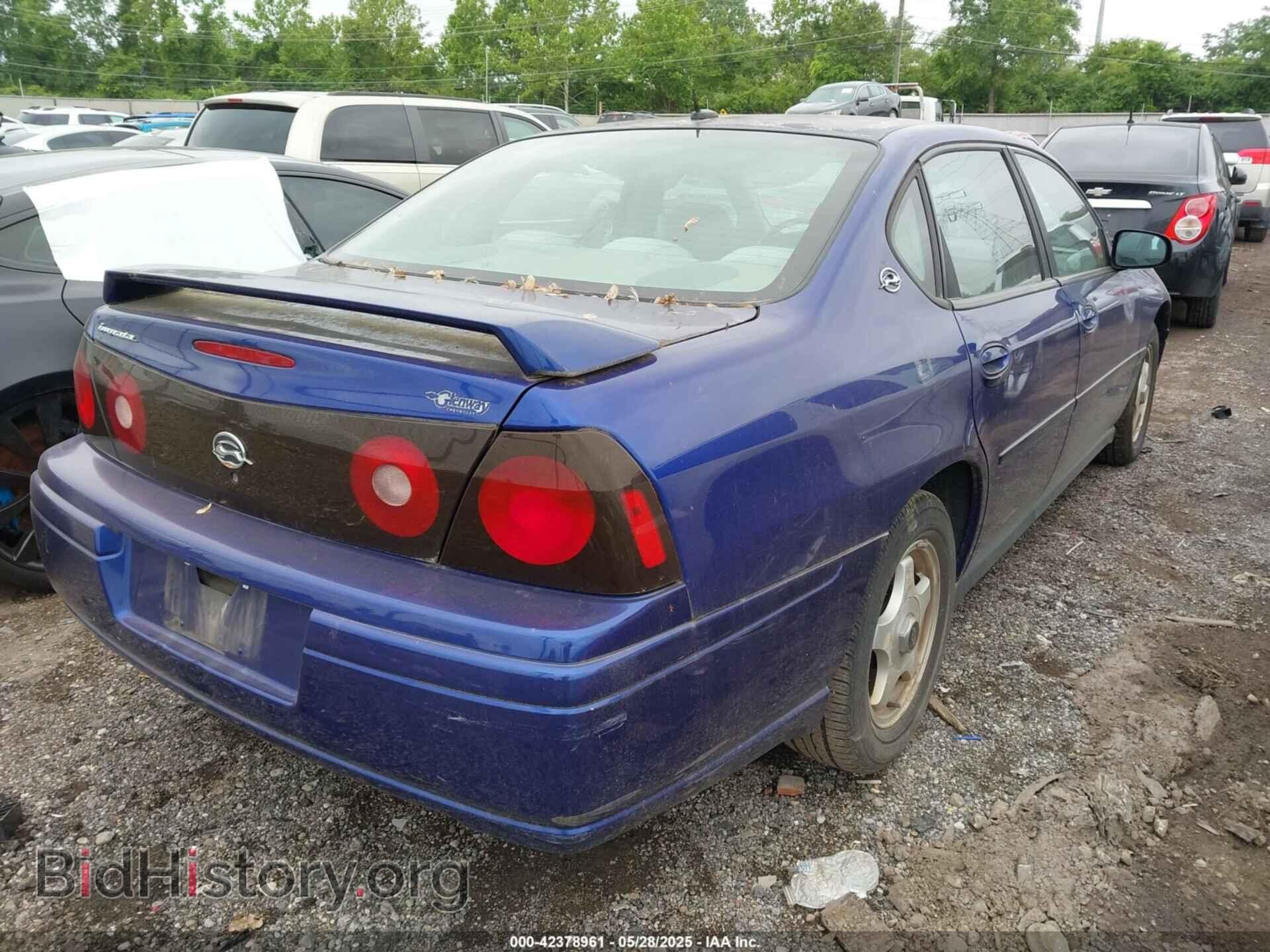2005 CHEVROLET IMPALA - VIN: 2G1WF52E259220020 - Фото 4