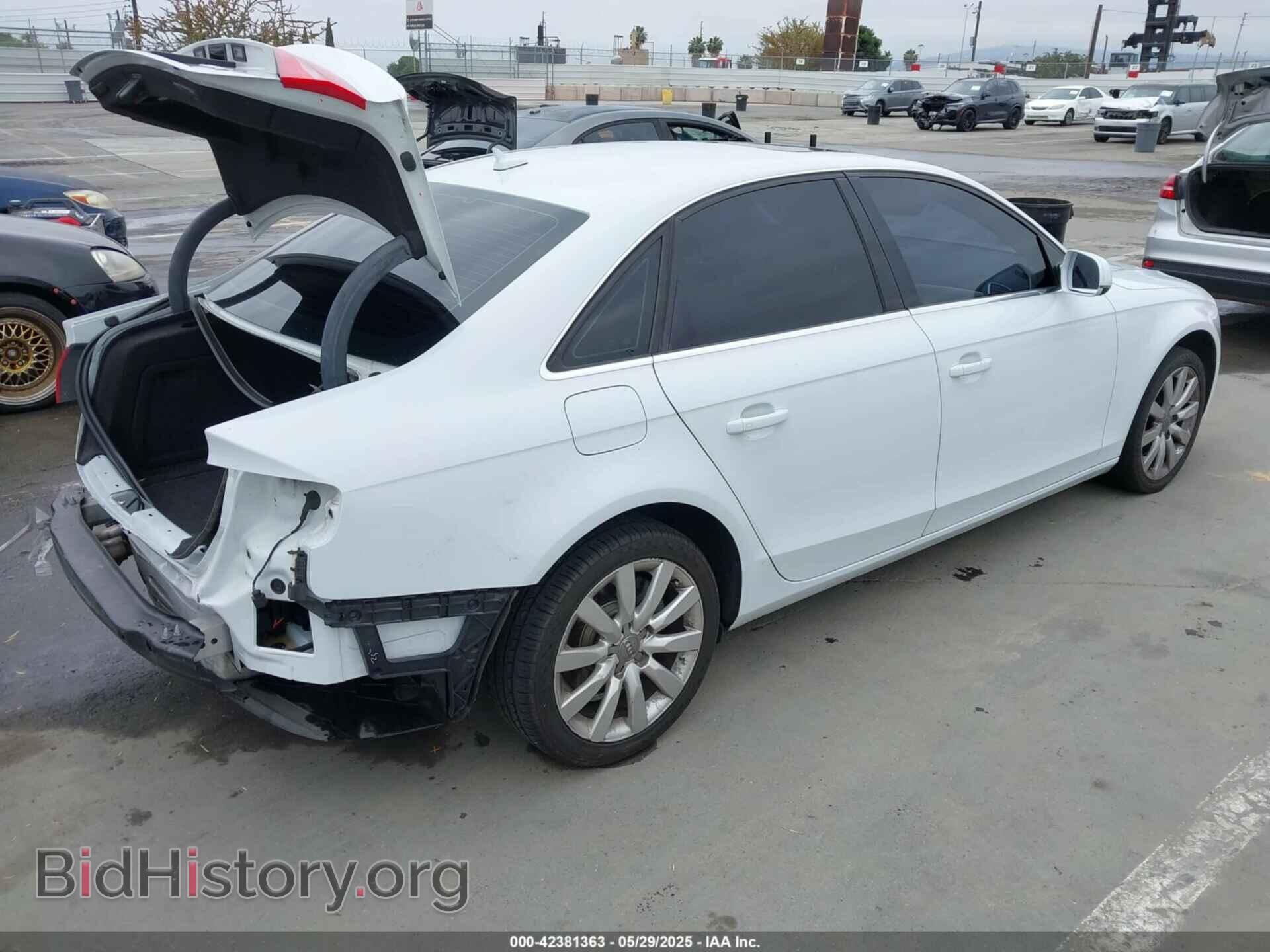 2013 AUDI A4 - VIN: WAUAFAFL3DN037267 - Фото 4