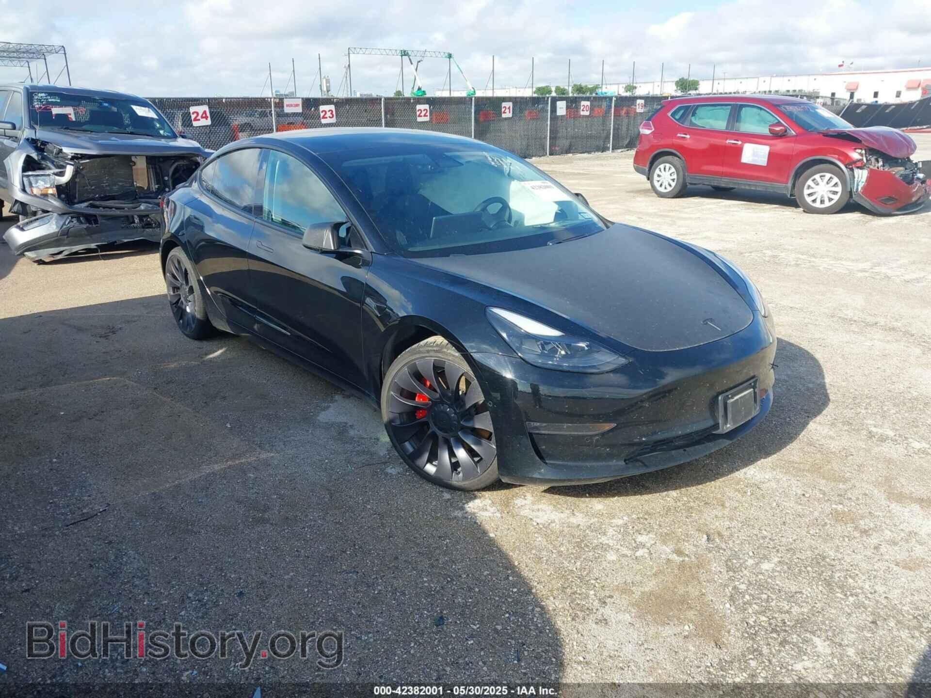 Photo 5YJ3E1ECXMF060365 - TESLA MODEL 3 2021