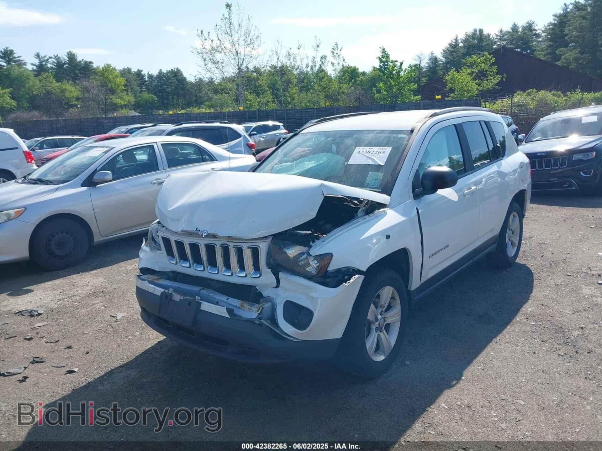 2017 JEEP COMPASS - VIN: 1C4NJDBB5HD107025 - Фото 2