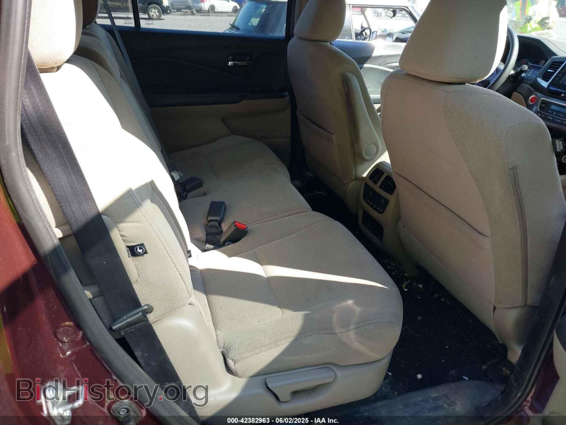 2016 HONDA PILOT - VIN: 5FNYF6H33GB029541 - Фото 8