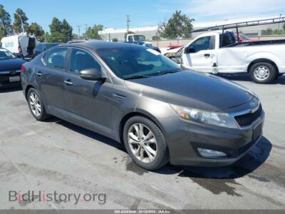 2012 Kia OPTIMA EX, коричневый — VIN 5XXGN4A79CG069890, IAAI