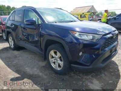 2021 Toyota RAV4 XLE, blue — VIN JTMP1RFV7MD069110, IAAI