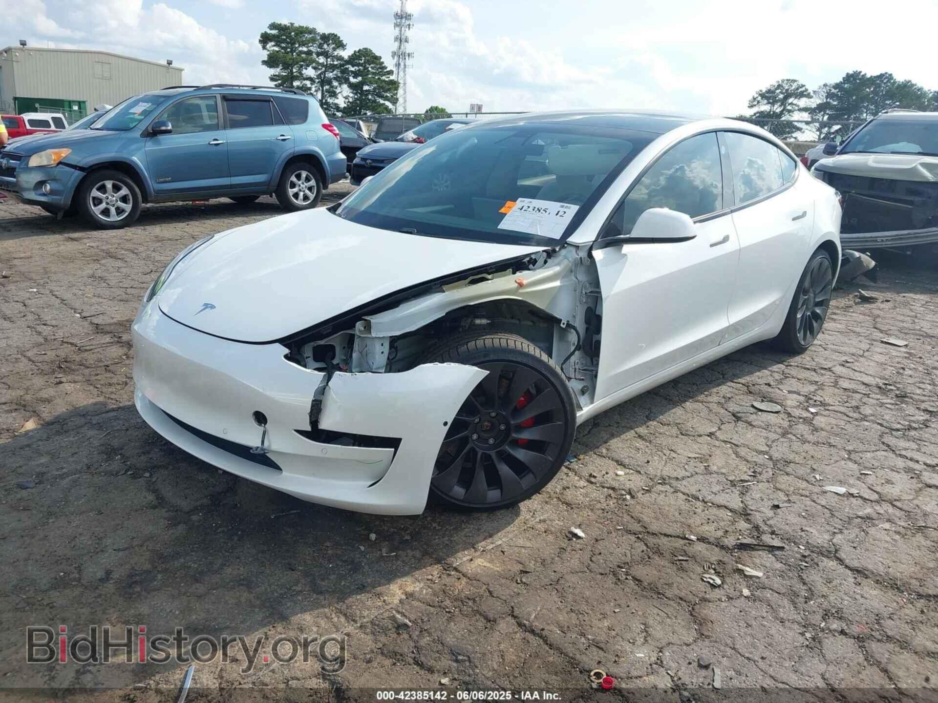 2021 TESLA MODEL 3 - VIN: 5YJ3E1EC1MF013435 - Фото 2