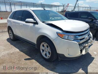 2013 Ford EDGE SEL, белый — VIN 2FMDK3J90DBA48110, IAAI