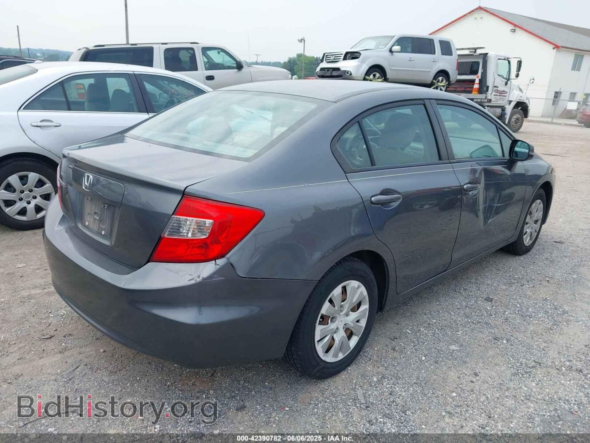 2012 HONDA CIVIC - VIN: 19XFB2F52CE310892 - Фото 4