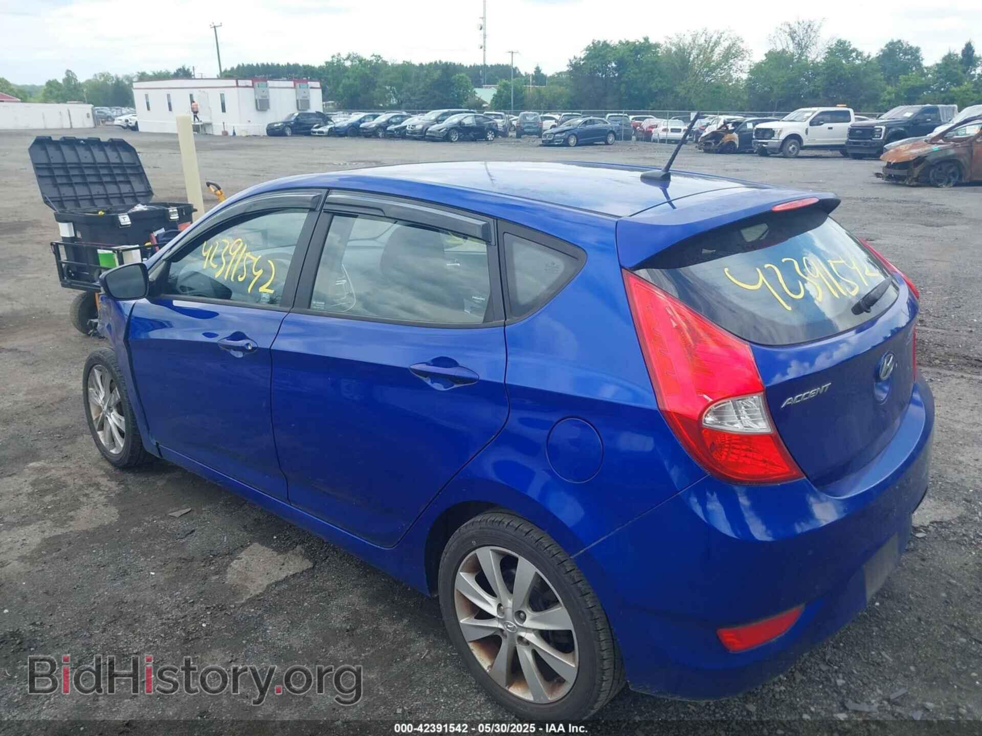 2013 HYUNDAI ACCENT - VIN: KMHCU5AE8DU104237 - Фото 3