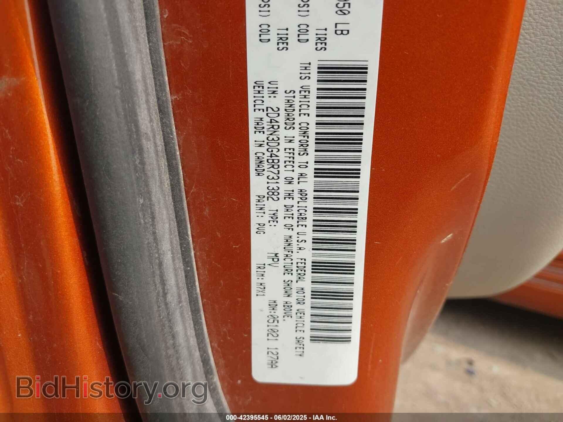 2011 DODGE GRAND CARAVAN - VIN: 2D4RN3DG4BR731382 - Фото 9