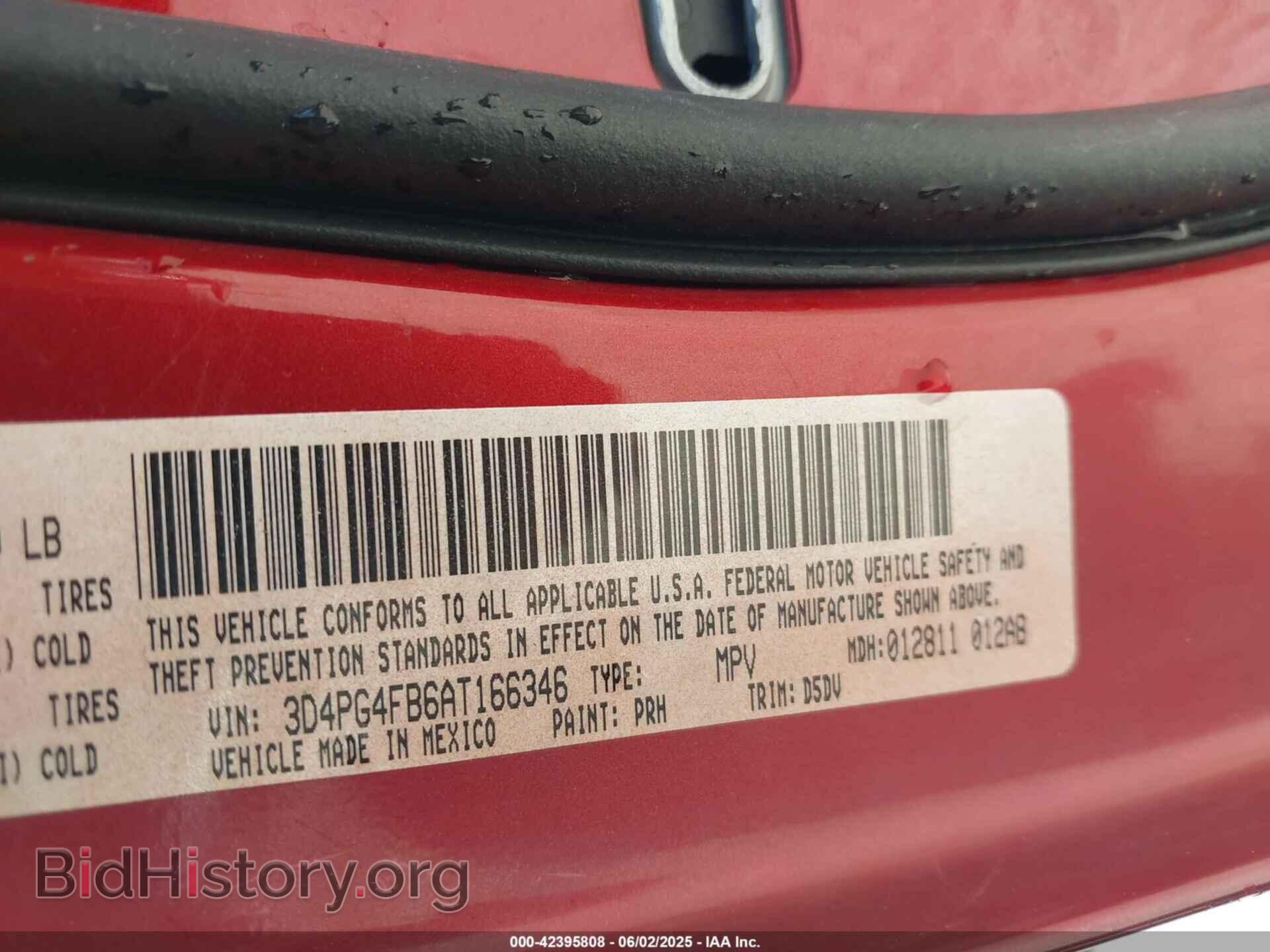 2010 DODGE JOURNEY - VIN: 3D4PG4FB6AT166346 - Фото 9