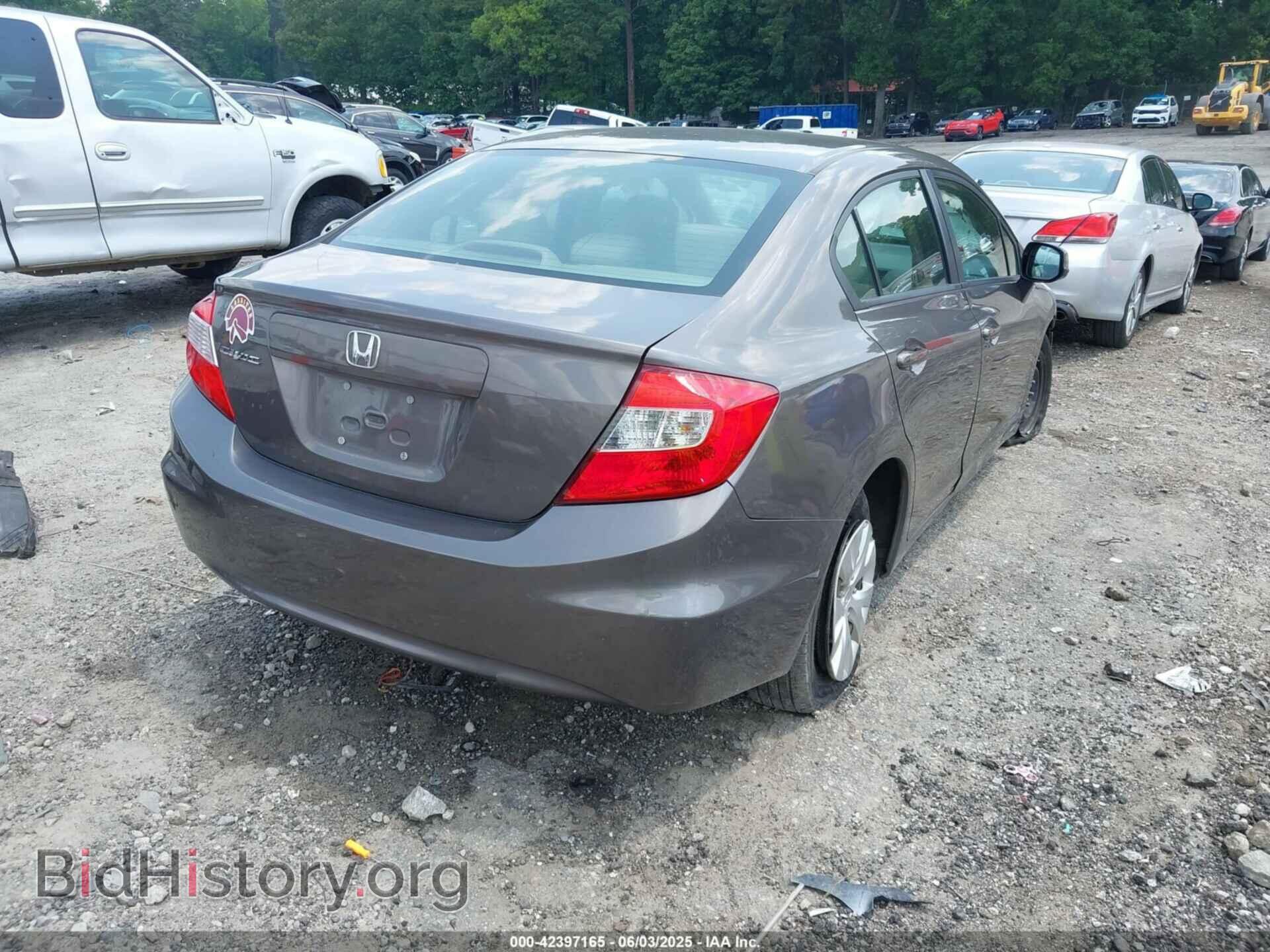 2012 HONDA CIVIC - VIN: 19XFB2F54CE388638 - Фото 4
