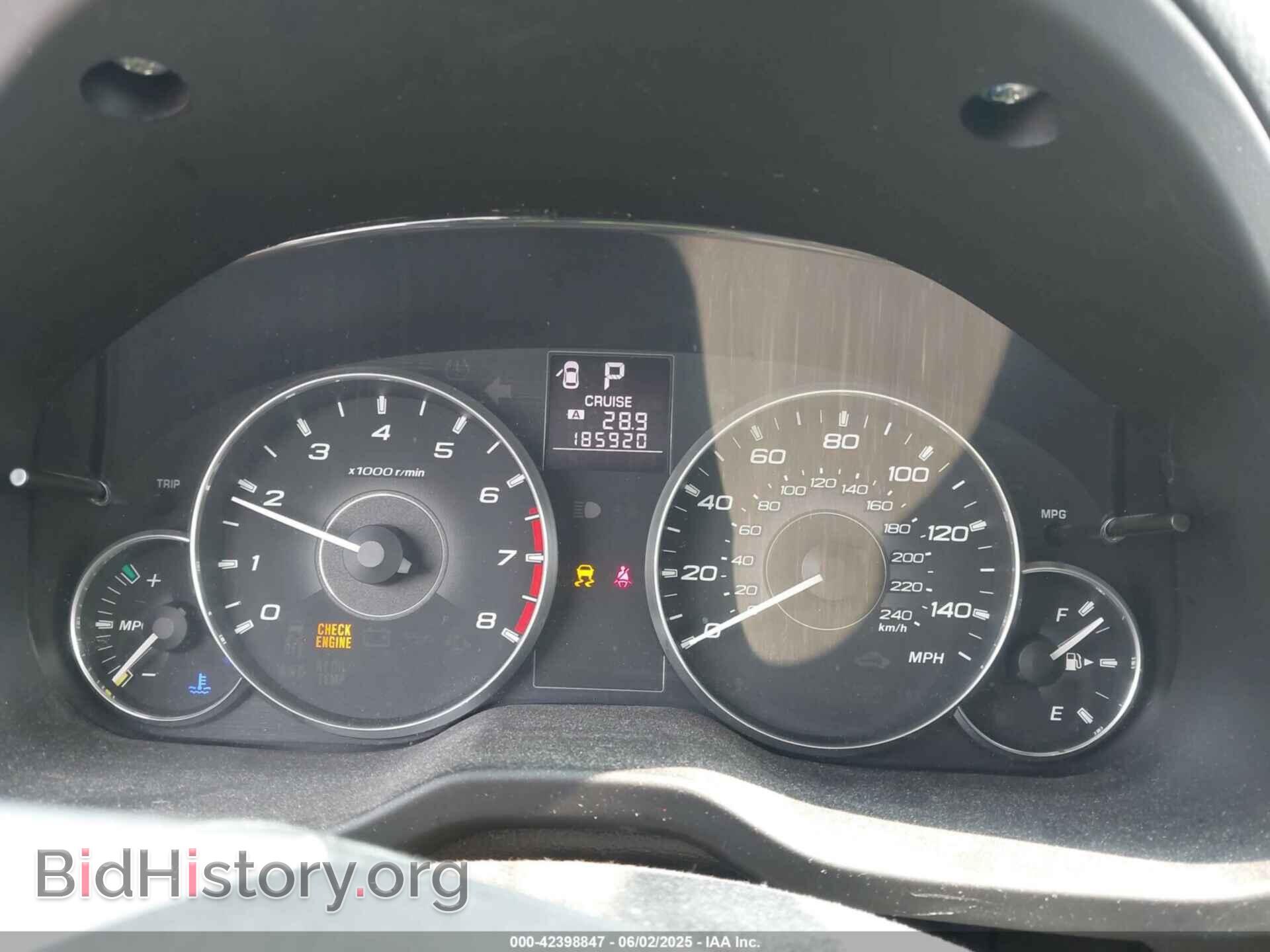 2012 SUBARU OUTBACK - VIN: 4S4BRBAC6C3280279 - Фото 7
