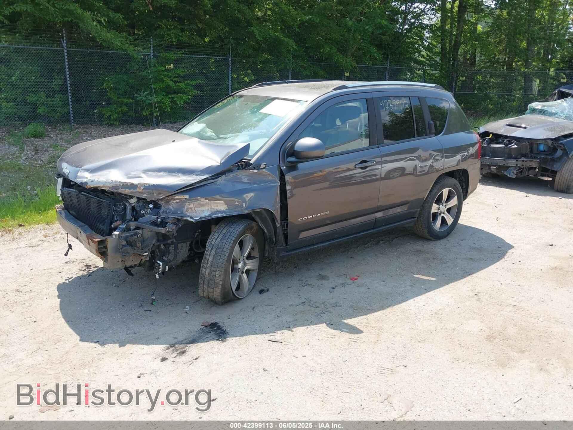 2016 JEEP COMPASS - VIN: 1C4NJDEB6GD725979 - Фото 2