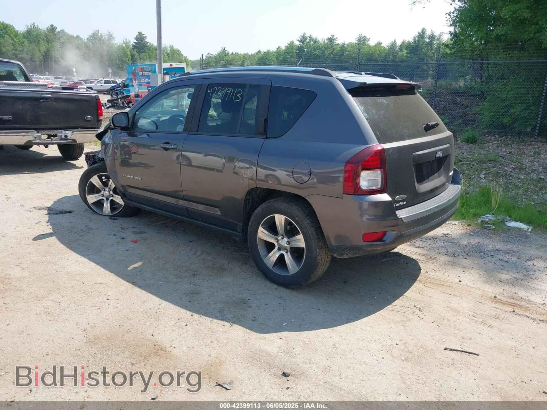 2016 JEEP COMPASS - VIN: 1C4NJDEB6GD725979 - Фото 3