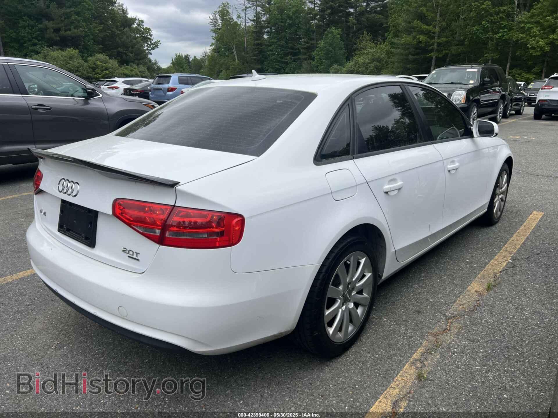 2013 AUDI A4 - VIN: WAUBFAFLODNO36100 - Фото 4