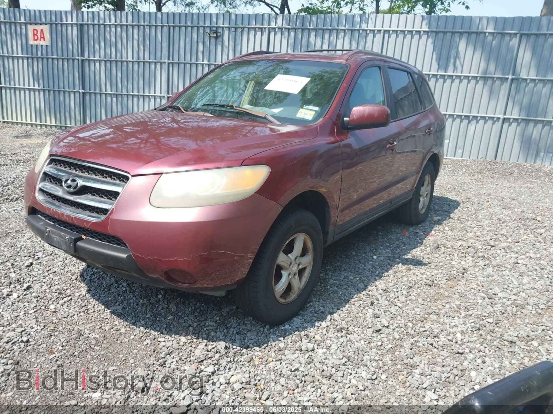 2007 HYUNDAI SANTA FE - VIN: 5NMSG13D87H013162 - Фото 2