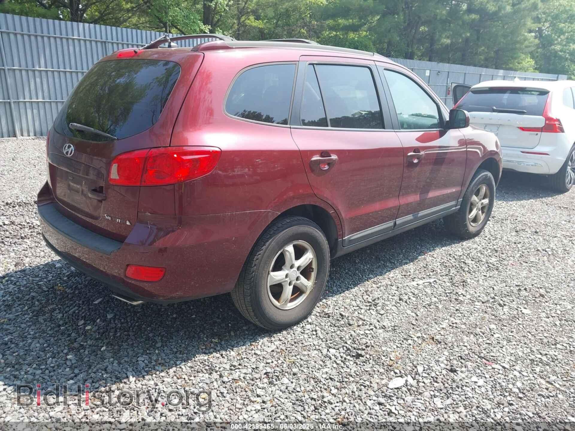 2007 HYUNDAI SANTA FE - VIN: 5NMSG13D87H013162 - Фото 4