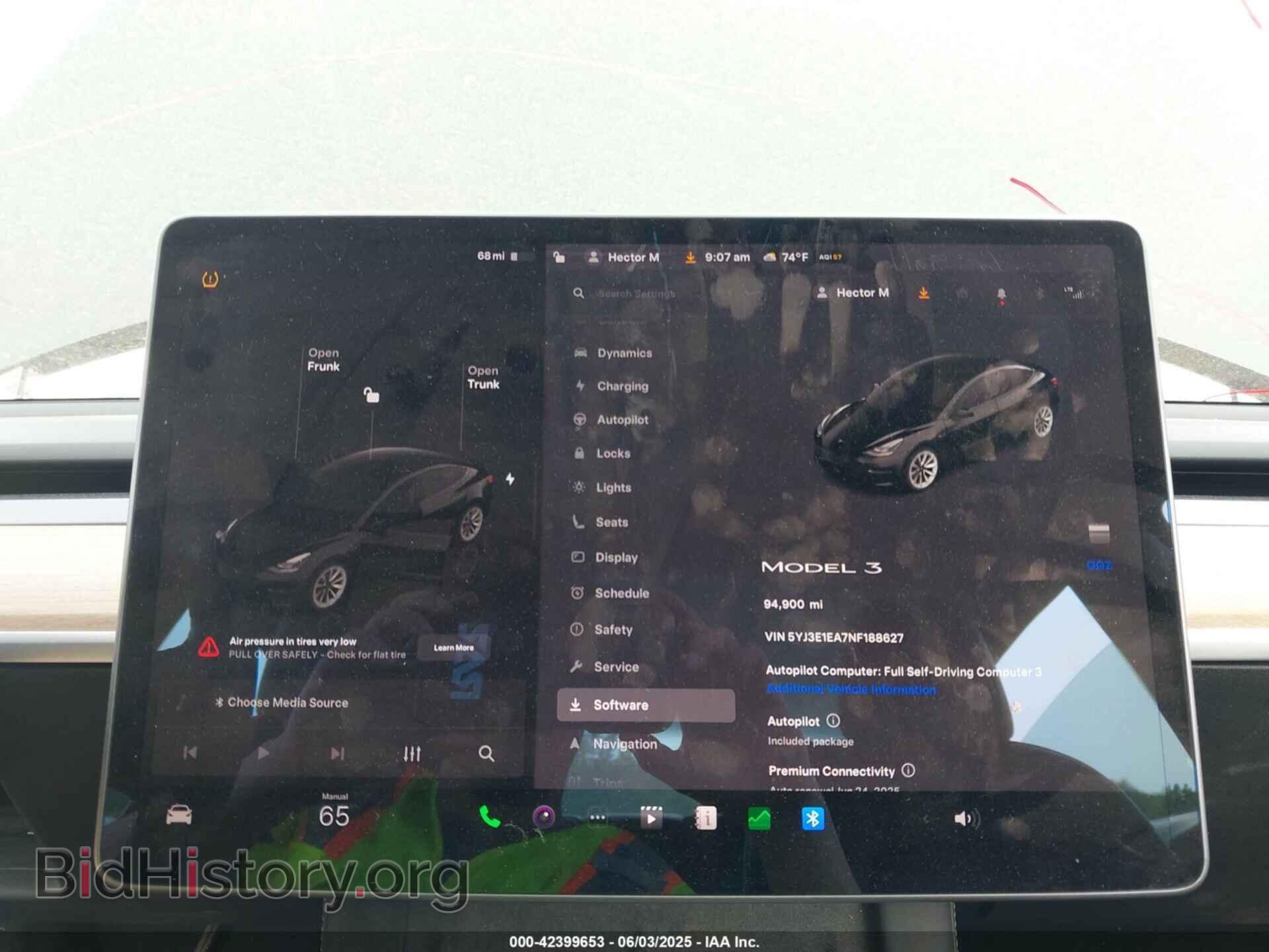 2022 TESLA MODEL 3 - VIN: 5YJ3E1EA7NF188627 - Фото 7