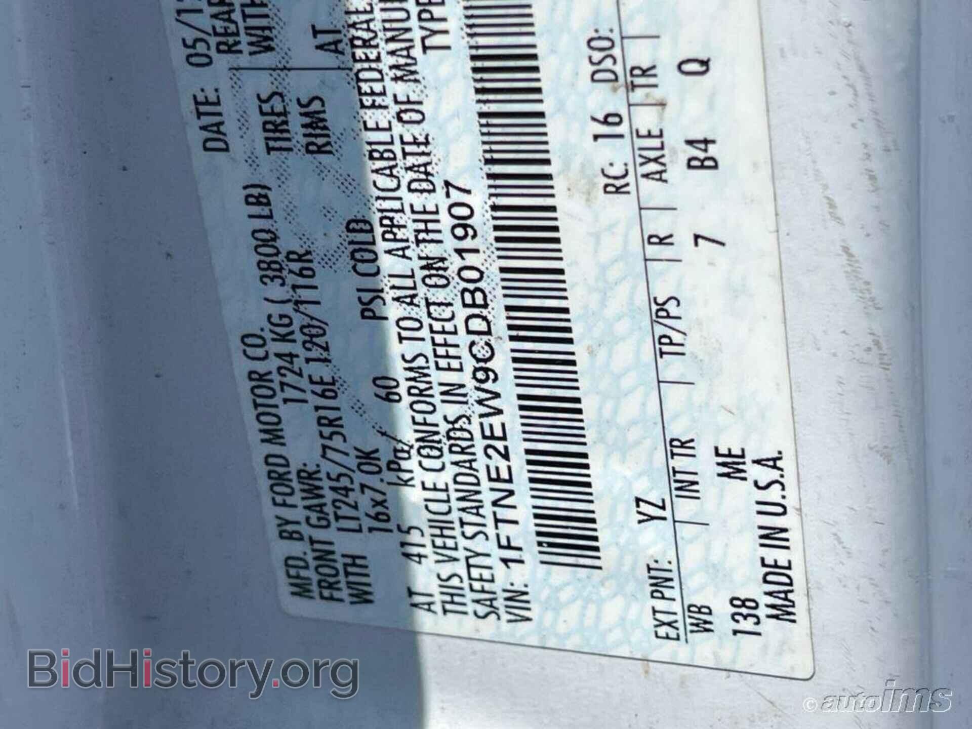 2012 FORD ECONOLINE - VIN: 1FTNE2EW9CDB01907 - Photo 11