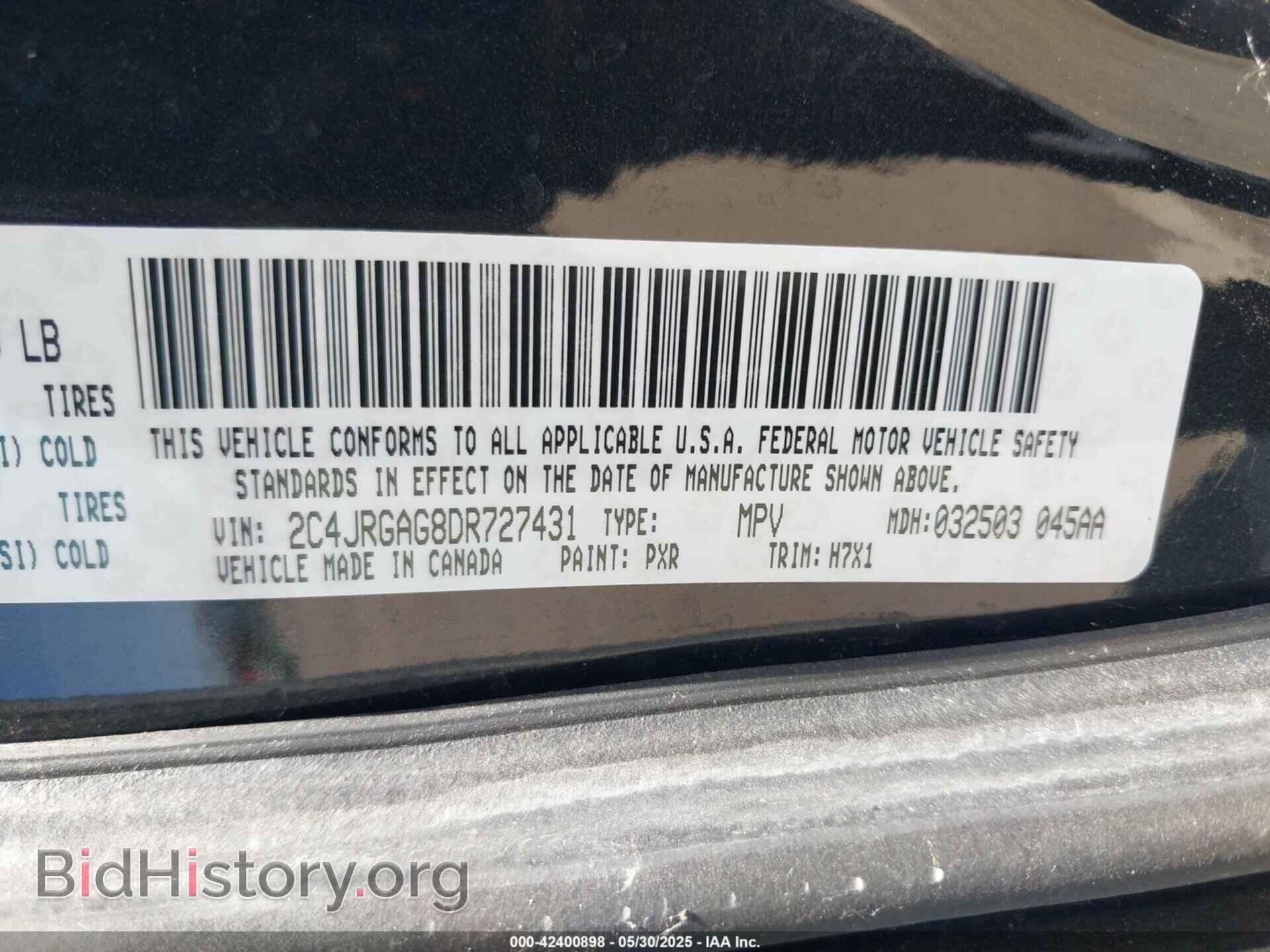 2013 RAM CARGO - VIN: 2C4JRGAG8DR727431 - Photo 9