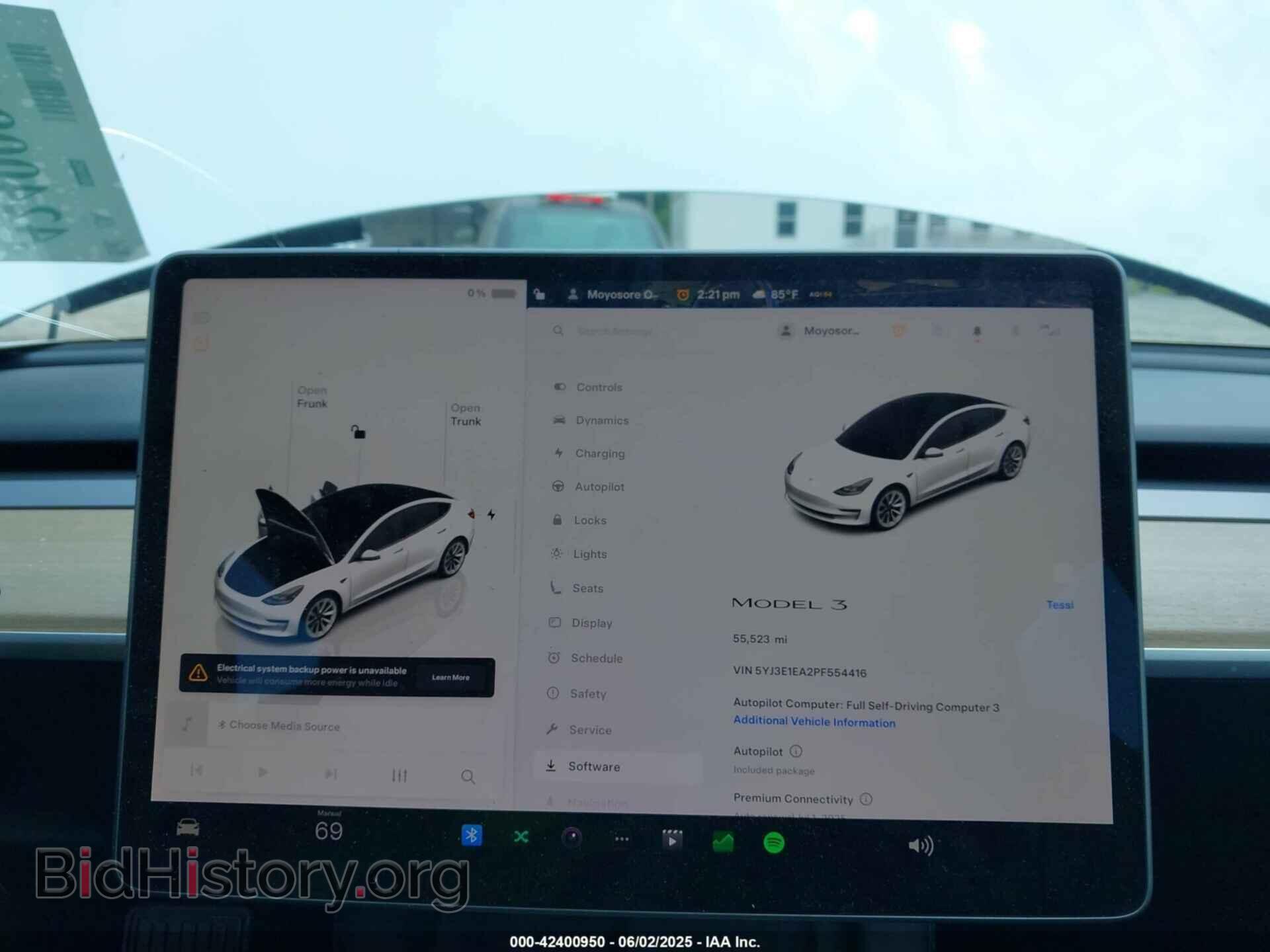 2023 TESLA MODEL 3 - VIN: 5YJ3E1EA2PF554416 - Фото 7