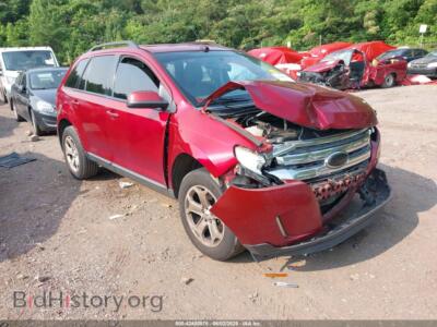 2013 Ford EDGE SEL, красный — VIN 2FMDK3JC4DBC91320, IAAI
