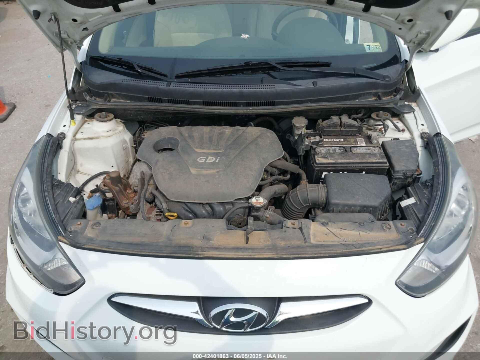2013 HYUNDAI ACCENT - VIN: KMHCT4AE0DU493372 - Фото 10