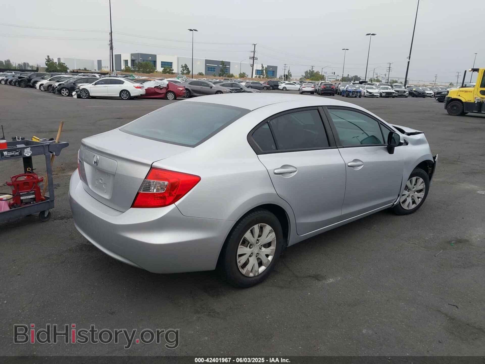2012 HONDA CIVIC - VIN: 19XFB2F59CE342920 - Фото 4