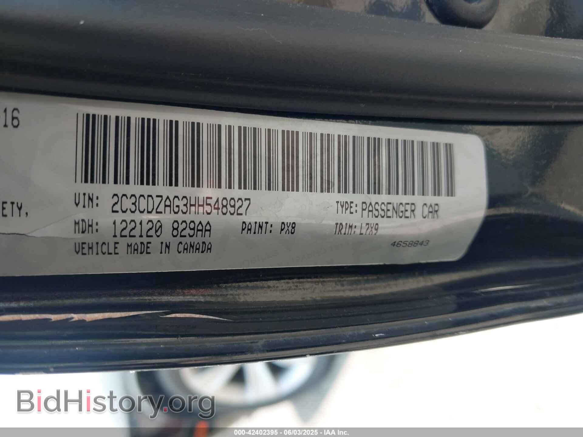 2017 DODGE CHALLENGER - VIN: 2C3CDZAG3HH548927 - Photo 9