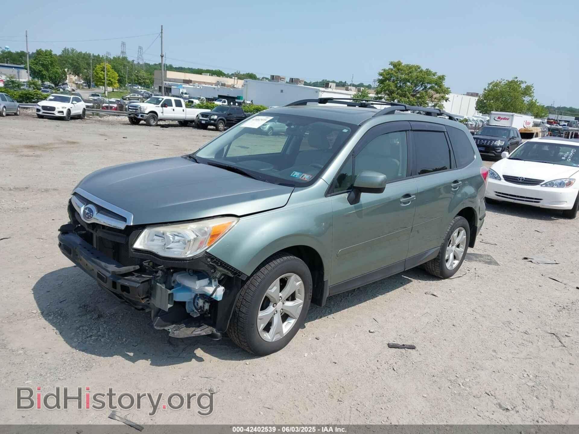 2014 SUBARU FORESTER - VIN: JF2SJAEC0EH421371 - Фото 2