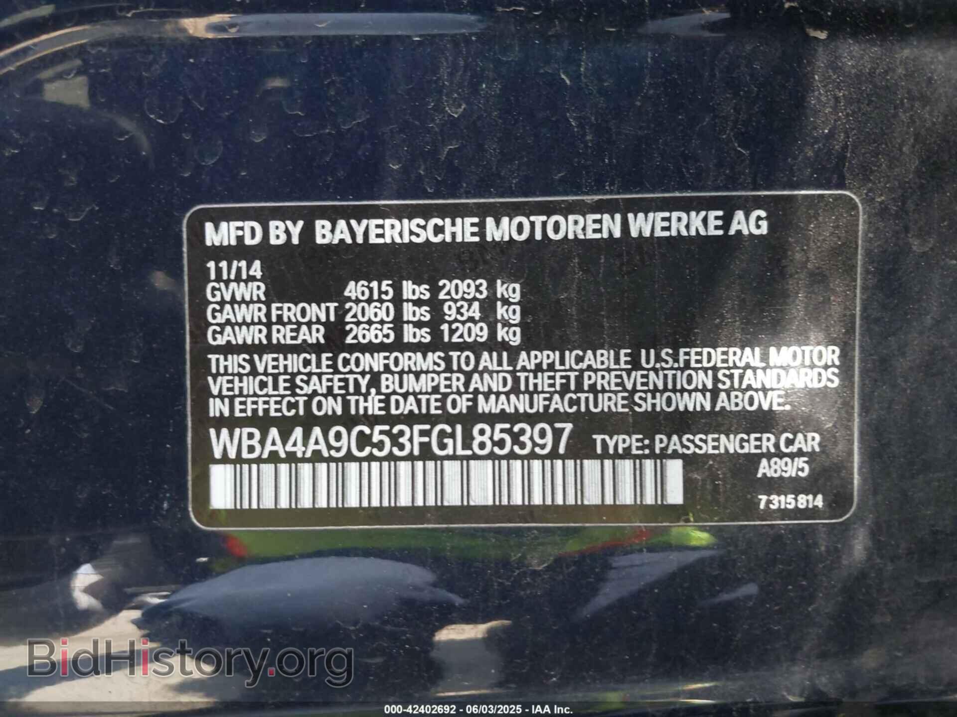 2015 BMW 428 GRAN COUPE - VIN: WBA4A9C53FGL85397 - Фото 9