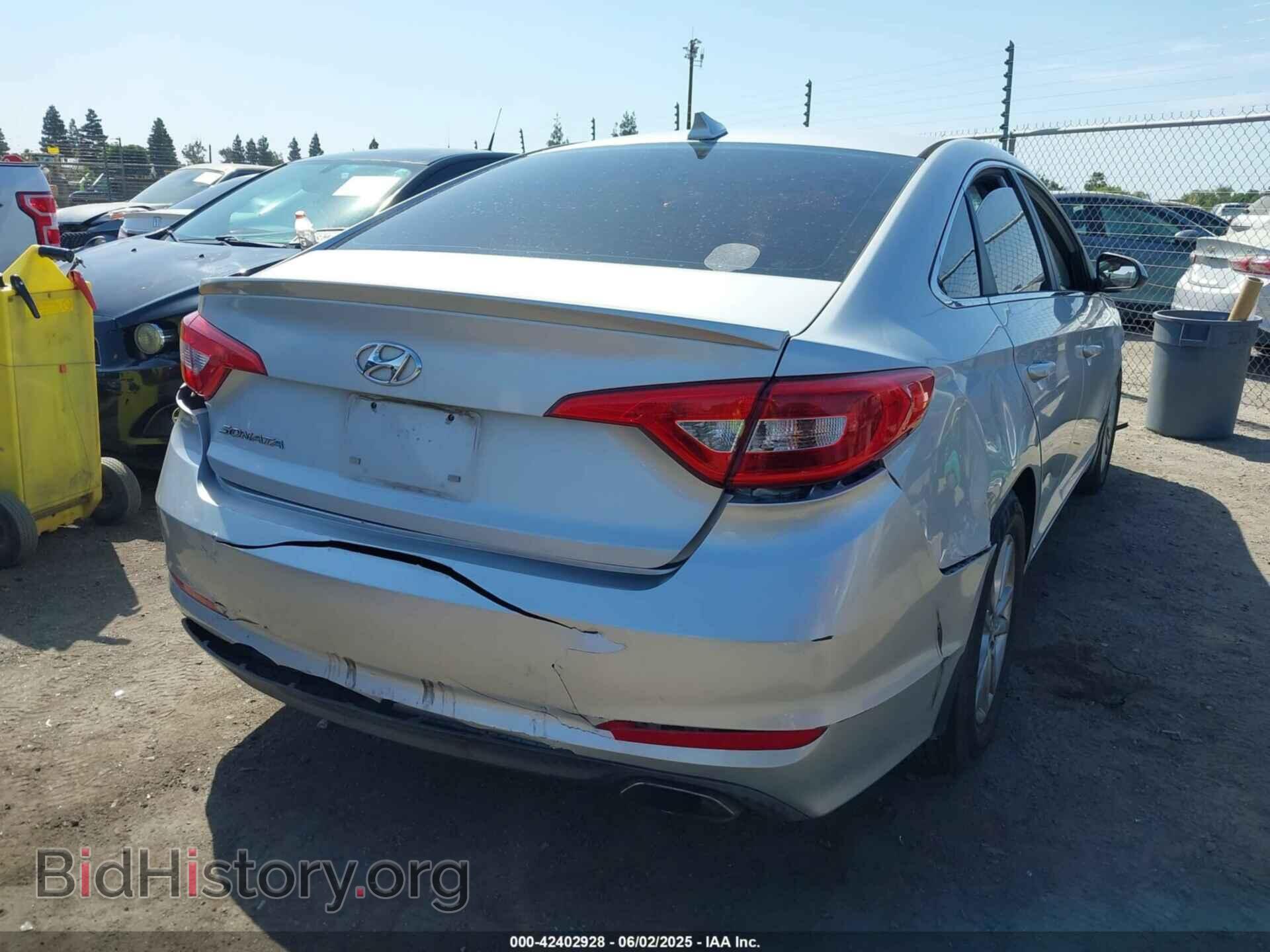 2015 HYUNDAI SONATA - VIN: 5NPE24AF3FH082554 - Фото 4