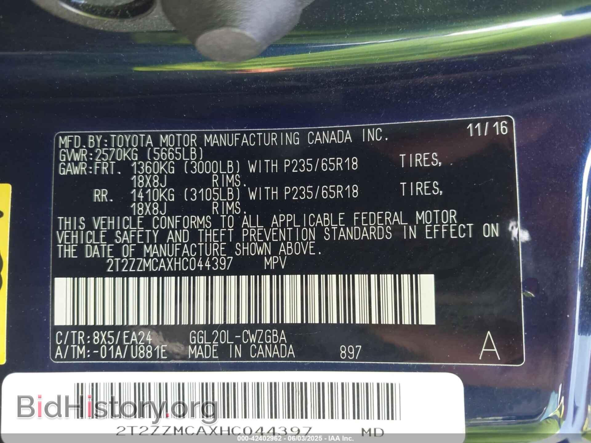 2017 LEXUS RX 350 - VIN: 2T2ZZMCAXHC044397 - Photo 9