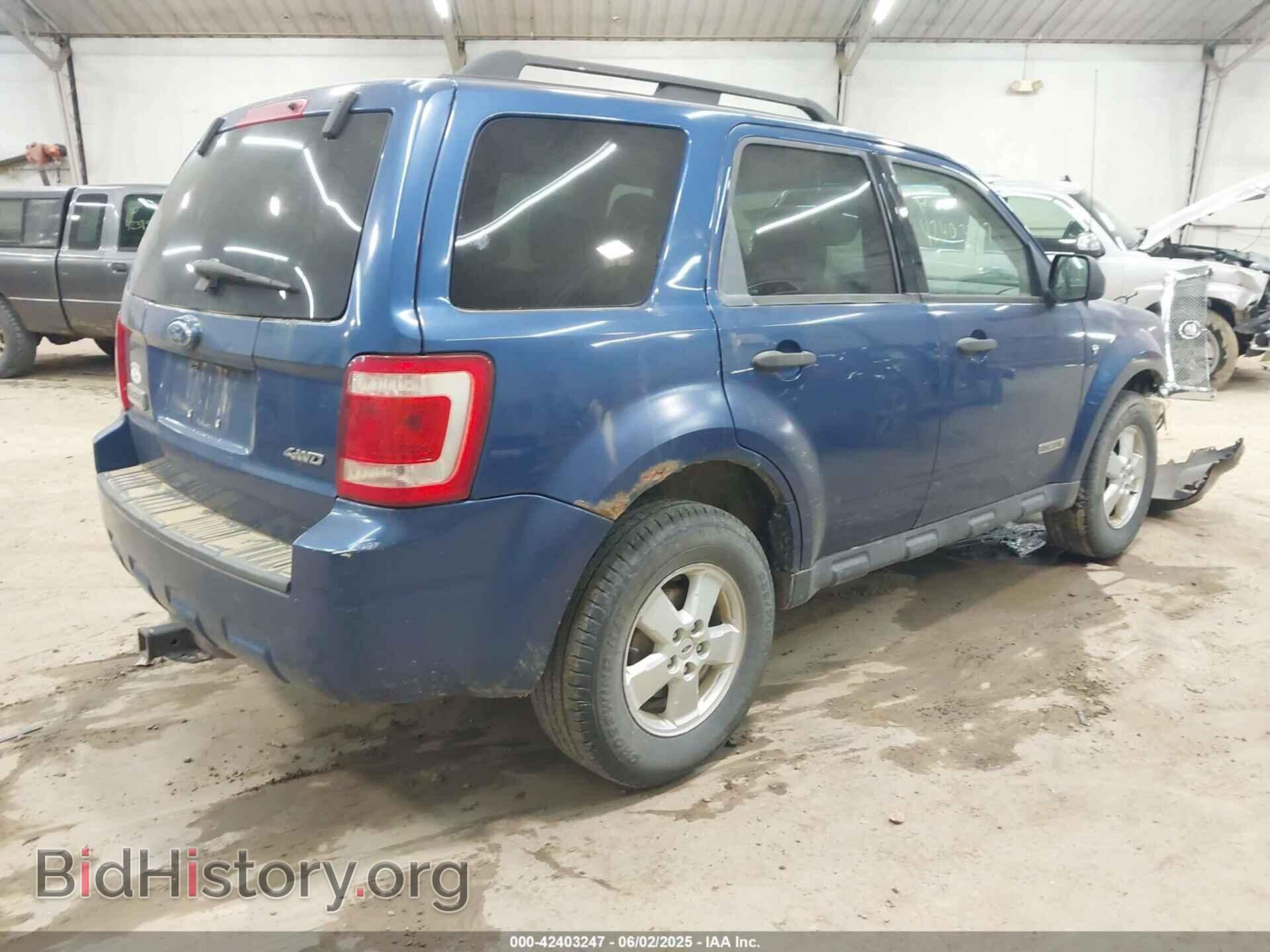 2008 FORD ESCAPE - VIN: 1FMCU93158KB27073 - Фото 4