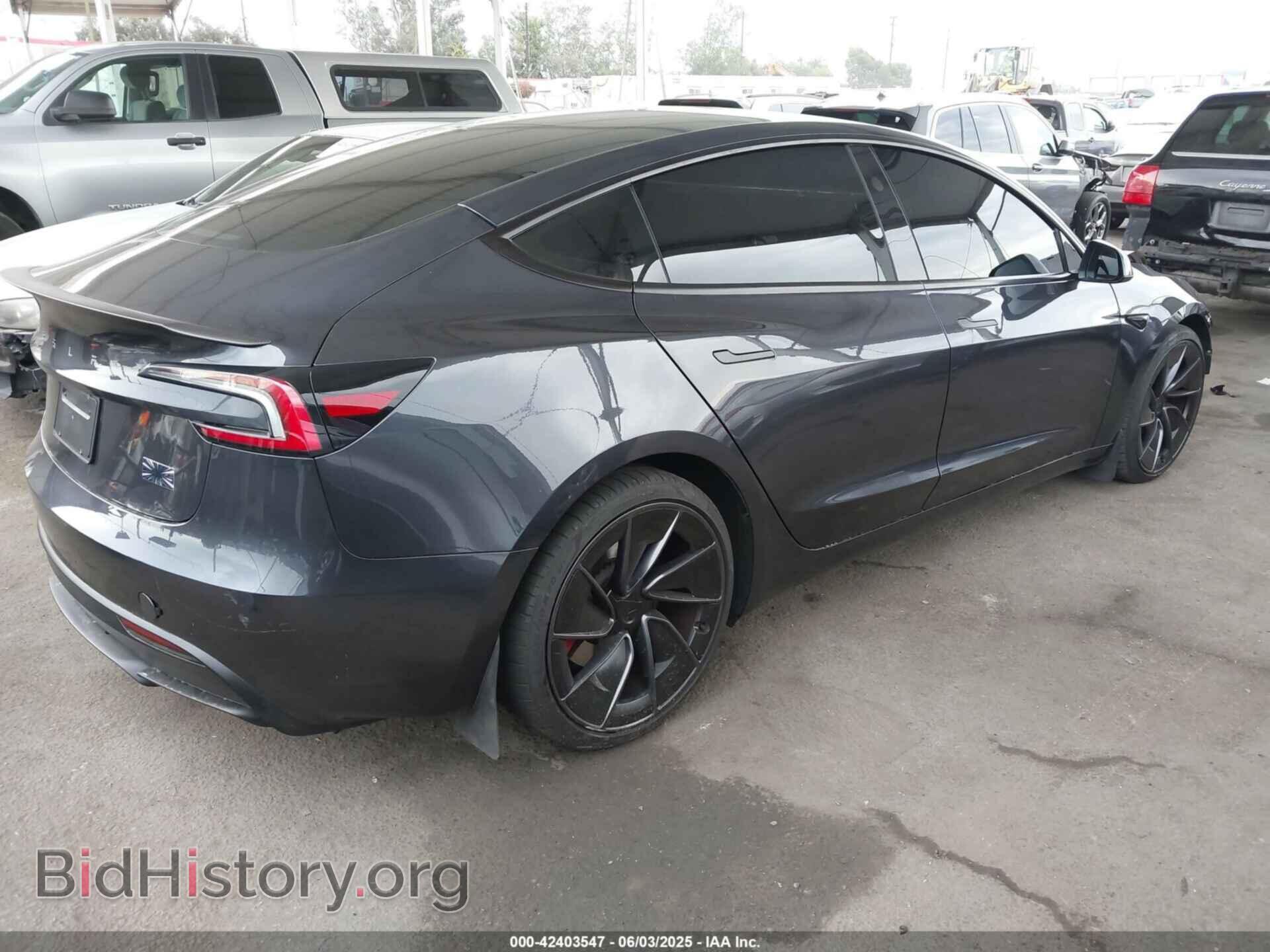 2024 TESLA MODEL 3 - VIN: 5YJ3E1ETXRF808376 - Фото 4