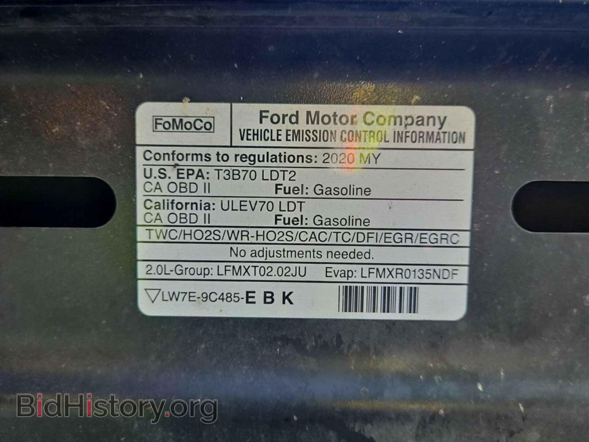 2020 FORD EDGE - VIN: 2FMPK3K98LBA61035 - Фото 10