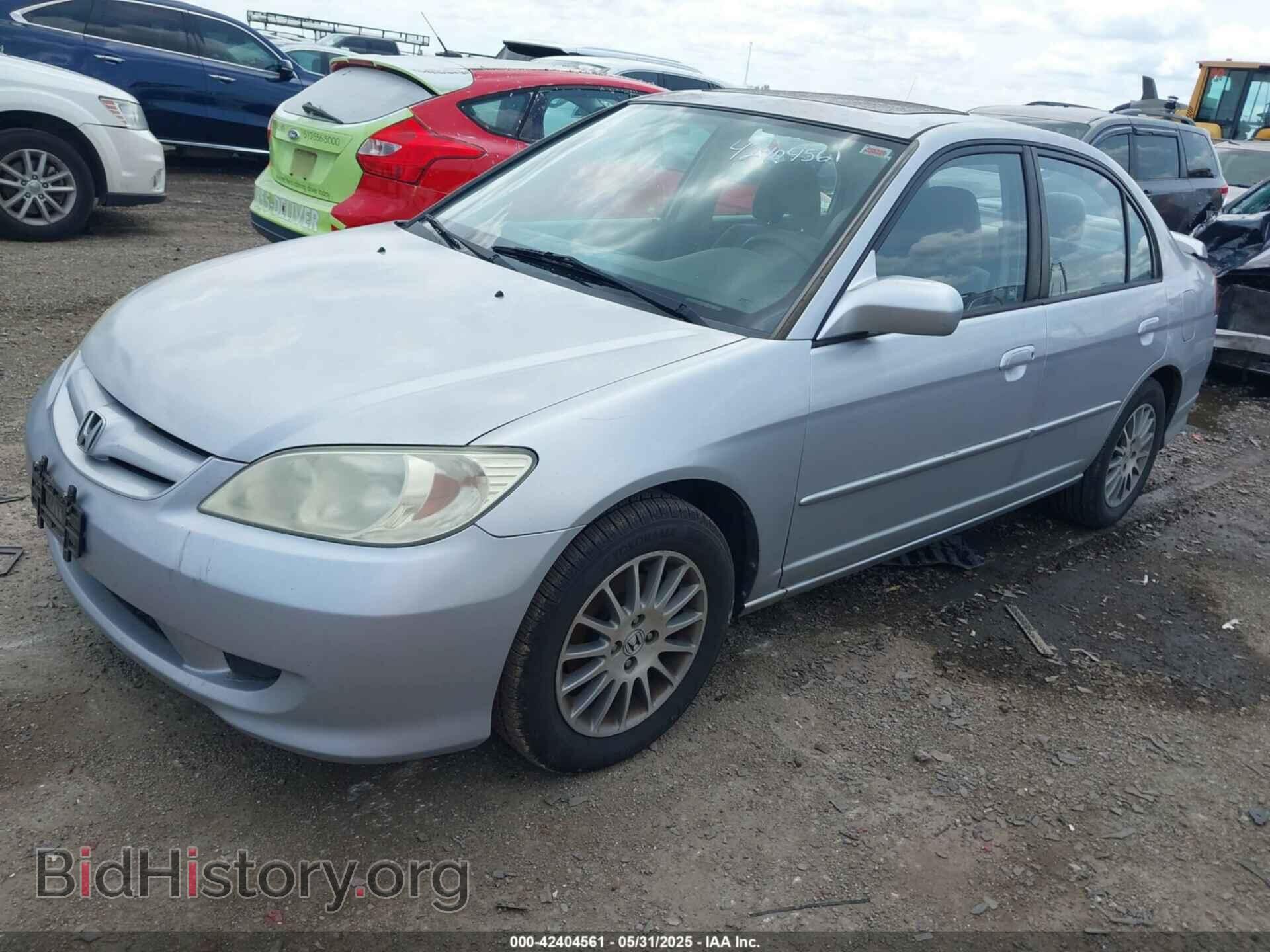 2005 HONDA CIVIC - VIN: 2HGES26735H589307 - Фото 2