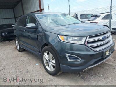 2015 Ford EDGE SEL, green — VIN 2FMTK4J95FBB14798, IAAI