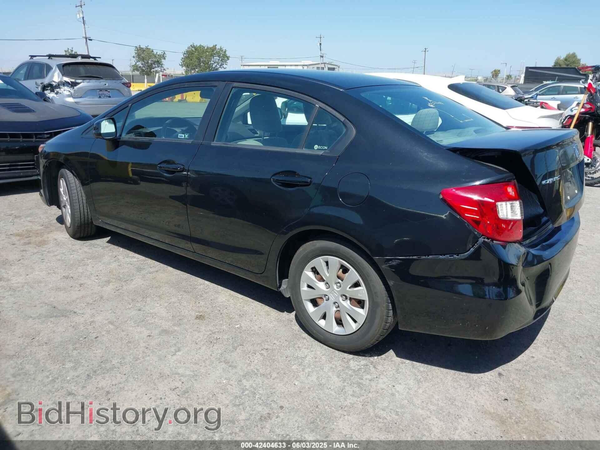 2012 HONDA CIVIC - VIN: 19XFB2F53CE368977 - Фото 3