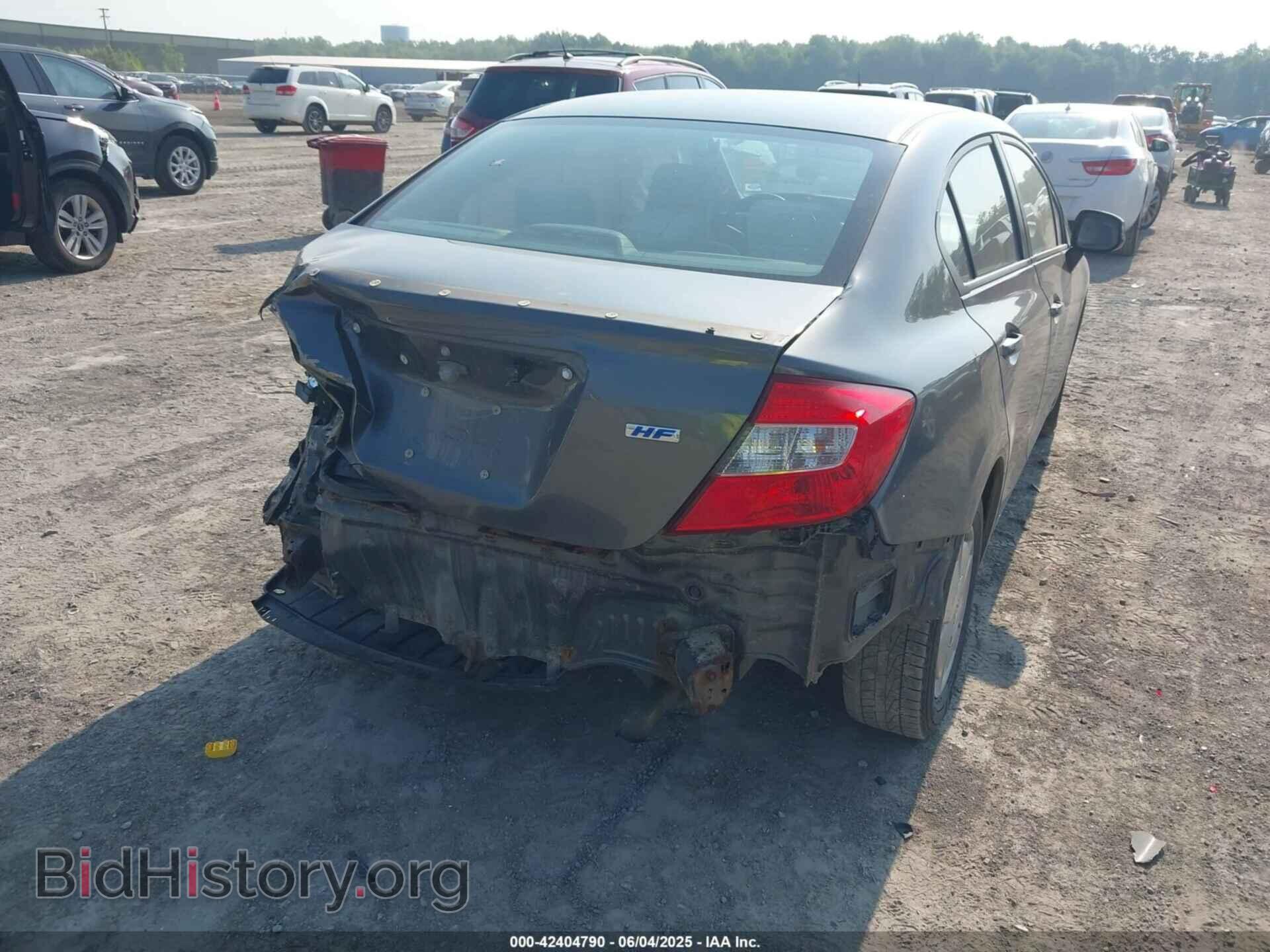 2012 HONDA CIVIC - VIN: 2HGFB2F68CH547188 - Фото 4